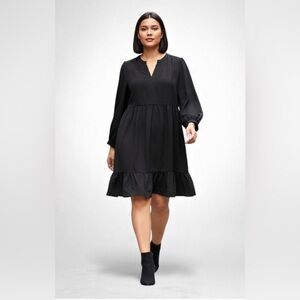 Vince Camuto Black Long Sleeve Dress NWT